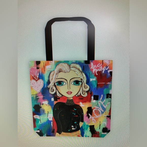 Marilyn Monroe Canvas Tote Bag - Picture 3 of 10